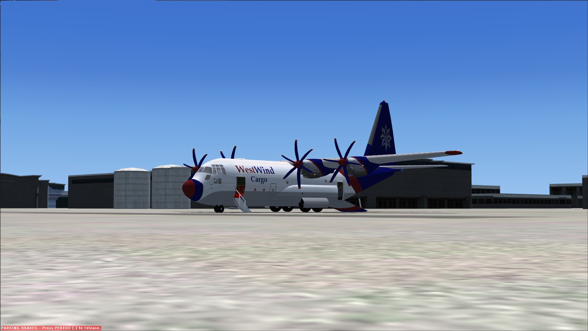 Lockheed L100J-30 Side View