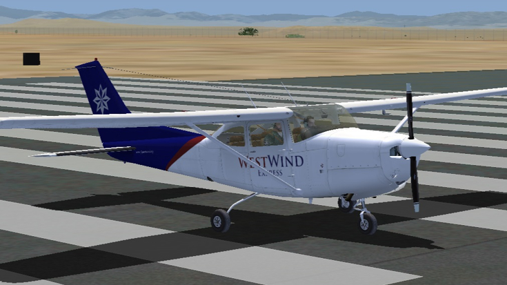 Cessna 182RG Skylane Front View