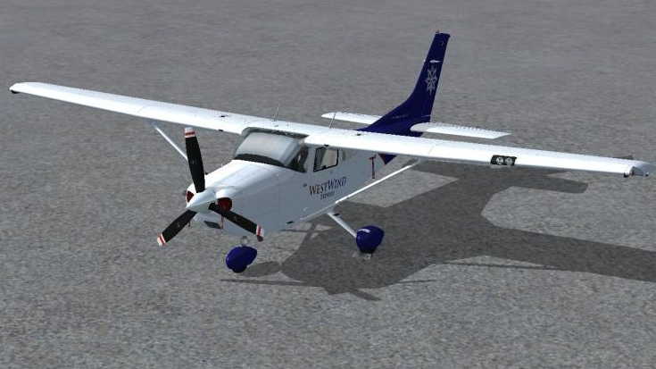 Cessna 182T Skylane Front View