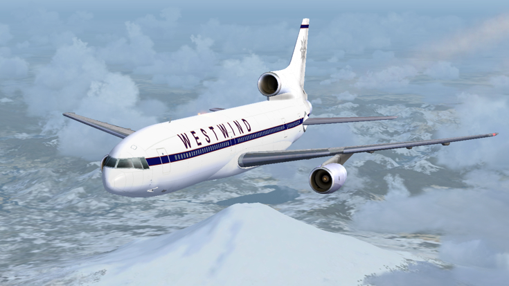 Lockheed L1011-250 Side View