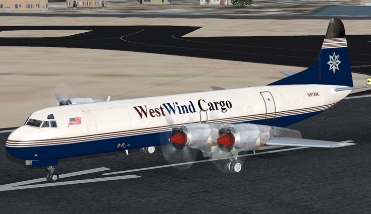 Lockheed L188-Electra Front View