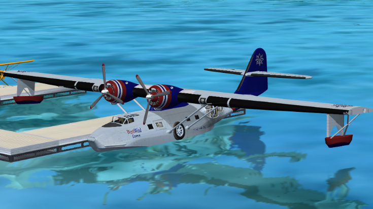 Consolidated PBY5A Catalina Front View