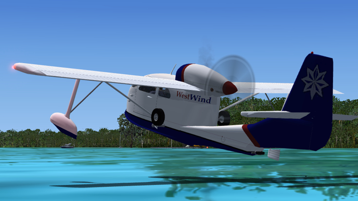 Republic RC-3 Seabee Side View