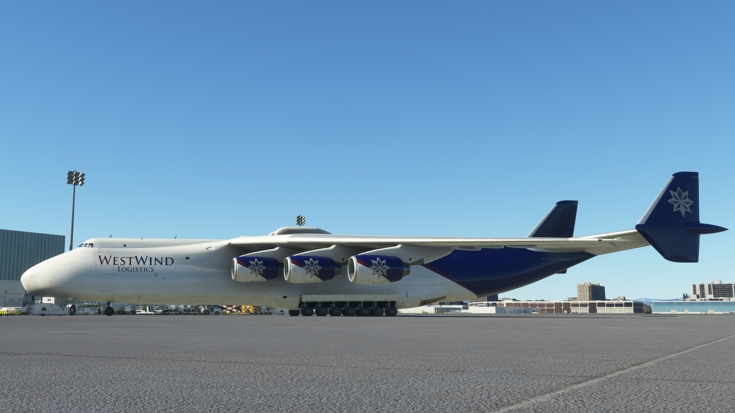 Antonov AN-225 Cargo Side View