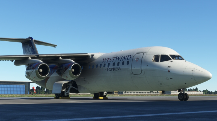 British Aerospace 146-300 Front View