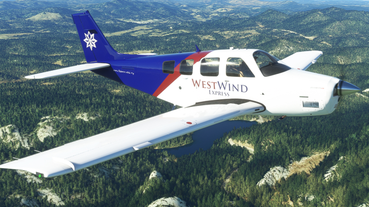 Beechcraft Bonanza 36 Front View