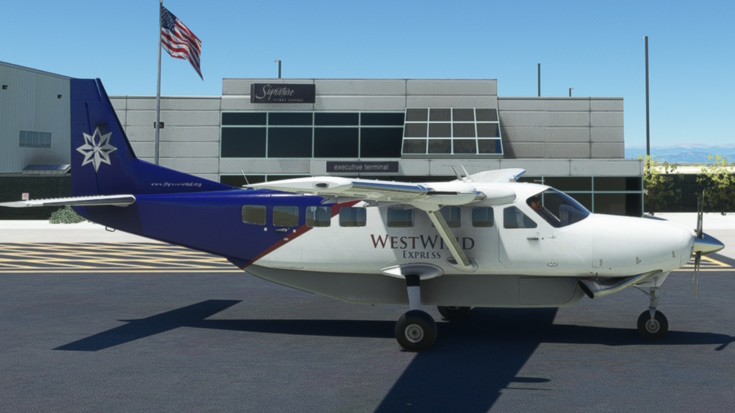 Cessna 208B Caravan Side View