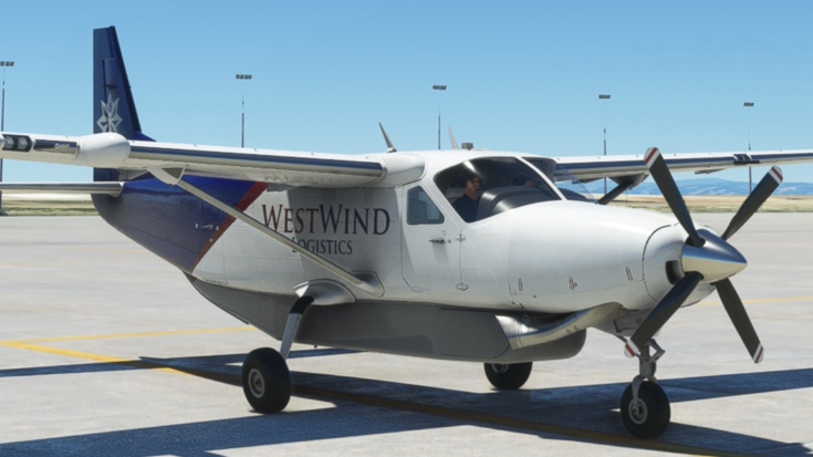 Cessna 208B Super Cargomaster Front View