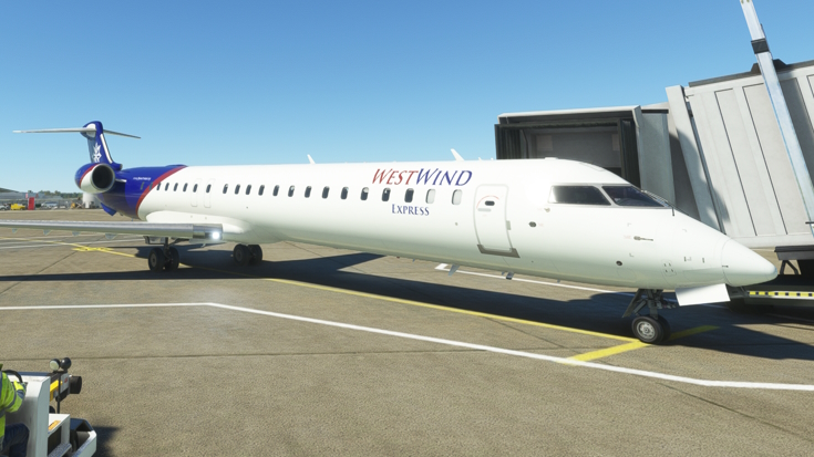 Bombardier CRJ-900LR Front View