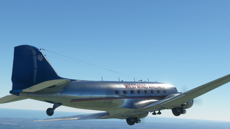 Douglas DC-3 Front View