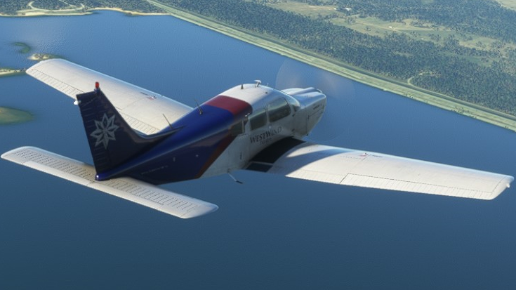 Piper PA-28R-201 Arrow III Front View