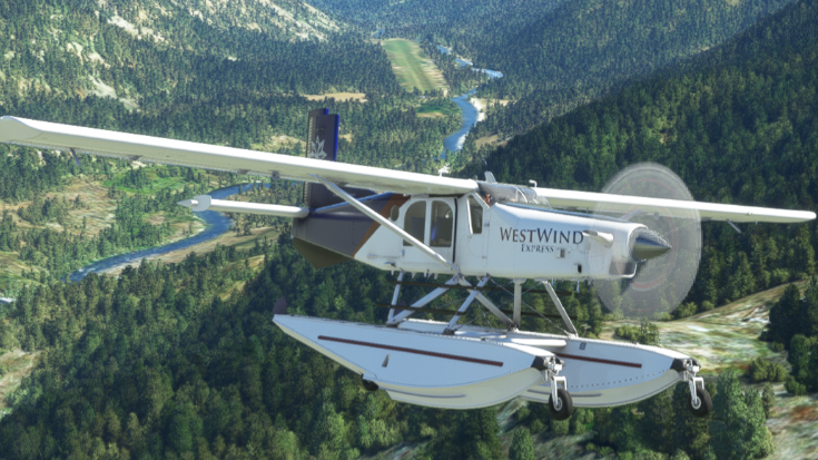 Pilatus PC-6 Front View