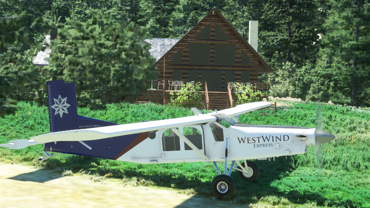 Pilatus PC-6 Side View