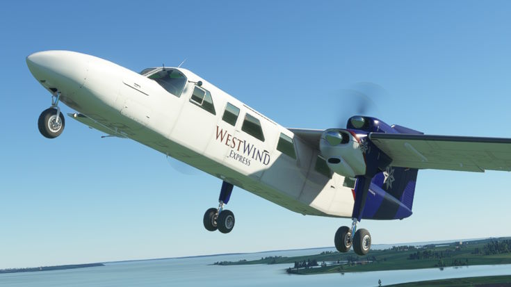 Britten-Norman BN-2A Mk III Trislander Front View