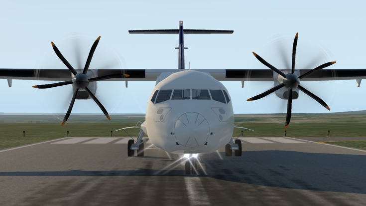 ATR 72-500 Front View