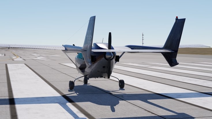 Cessna 337 Skymaster Front View