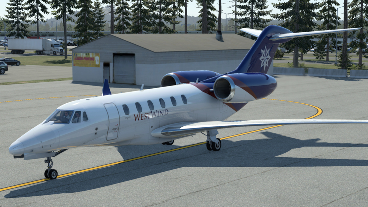 Cessna 750 Citation X Front View