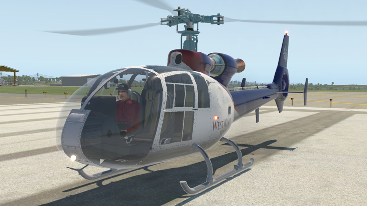 Aerospatiale Gazelle Front View