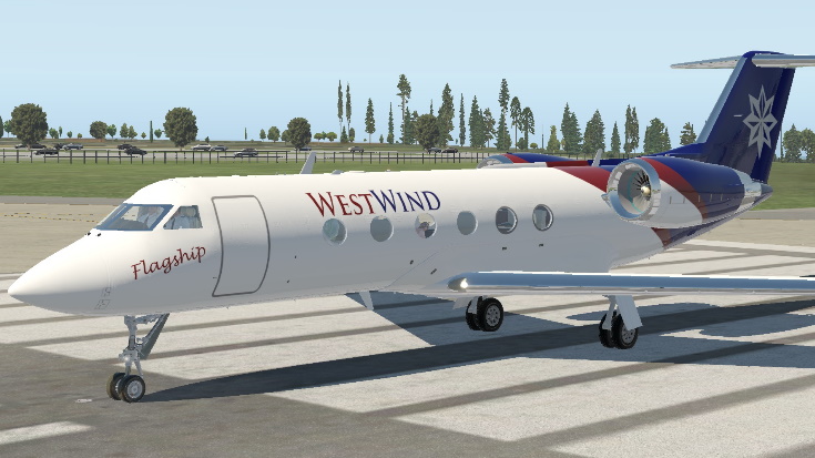 Gulfstream G-IV Front View