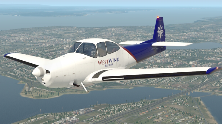 Ryan Navion Front View