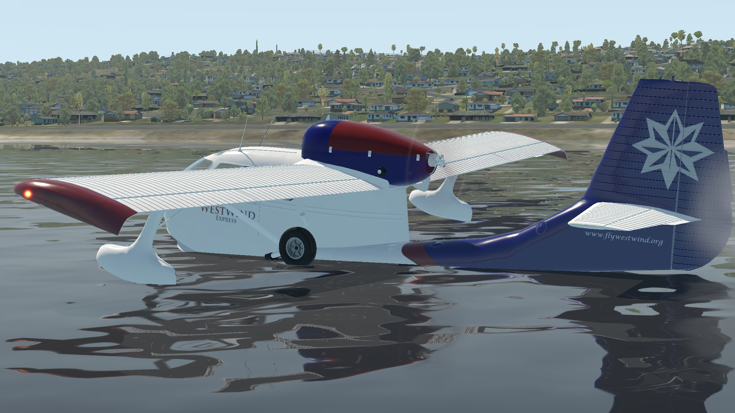 Republic RC-3 Seabee Front View