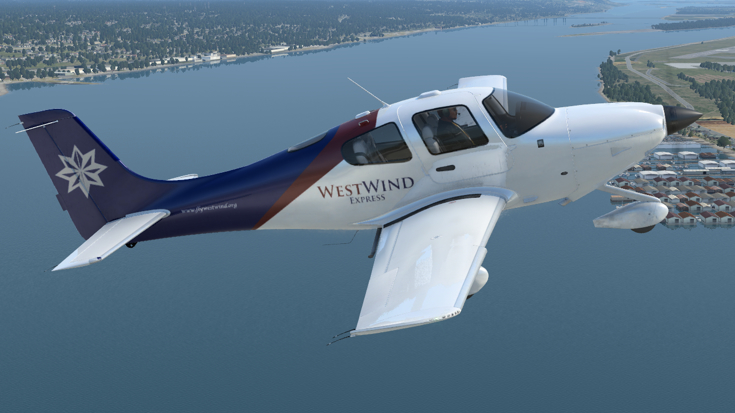 Cirrus SR22 Front View