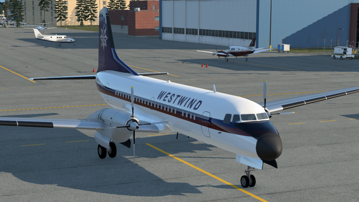 NAMC YS-11 Front View