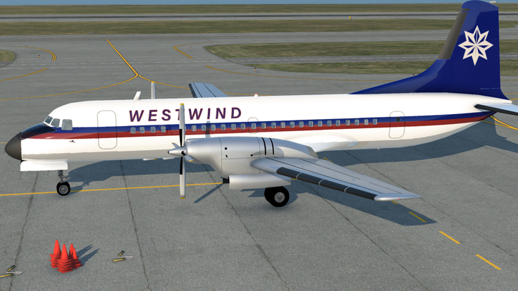 NAMC YS-11 Side View